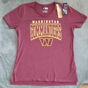 Women's Maroon Commanders Tee